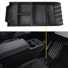 Lower Center Console Tray Floor Storage Organizer for Tesla Cybertruck