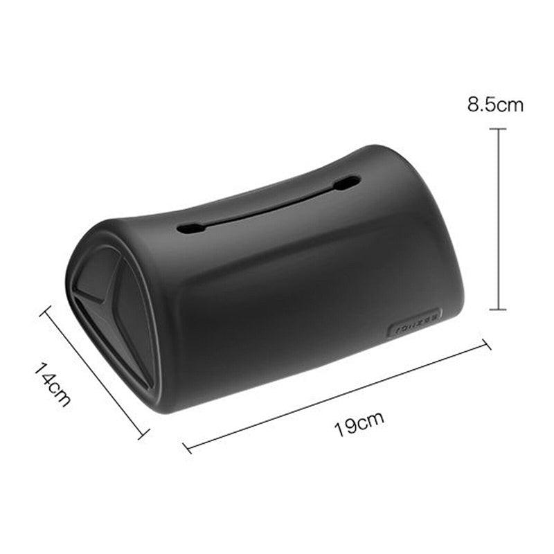 Model 3/Y Hidden Multifunctional Silicone Paper Drawer Car Tissue Box For Tesla - Evooor