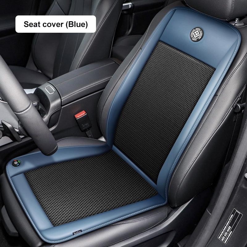 Tesla 12V Automotive Cooling Seat Pad Breathable Chair Cushions Car Seat Cover - Evooor