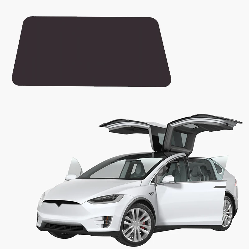 Ventana de coche entero y techo solar covercraft densa malla sombrilla kit (8 pcs) para Tesla modelo x (2015-2020) accesorios del coche