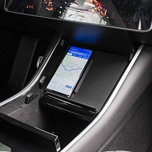 Wireless Phone Charger for Tesla Model 3 and Model Y - Fast Charging Pad (2017-2020) - Evooor