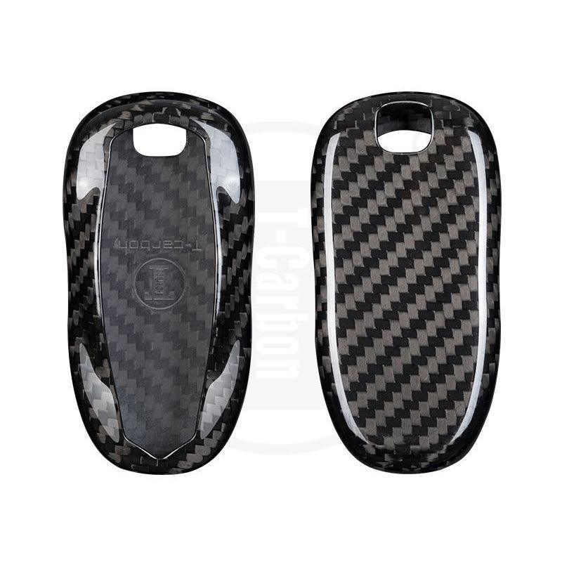 Model 3/Y/S [Real Carbon Fiber] Key Fob Cover, Key Fob Holder for Tesla(2012-2023) - Evooor