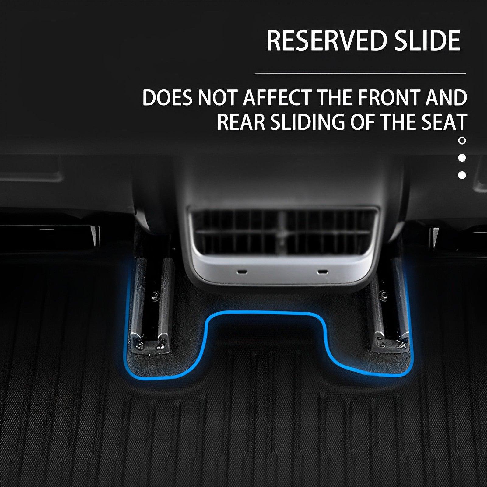 Tesla Model Y All-Weather Floor Mats Full Set Trunk Mat Cargo Mat Frunk Cargo Liner (2020-2023) - Evooor