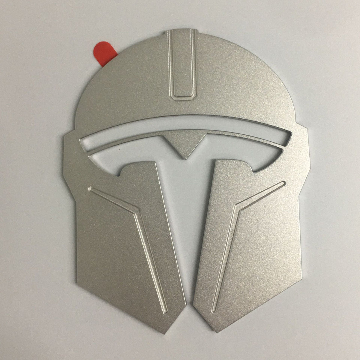 Tesla Mandalorian Metal Aluminum Alloy Emblem