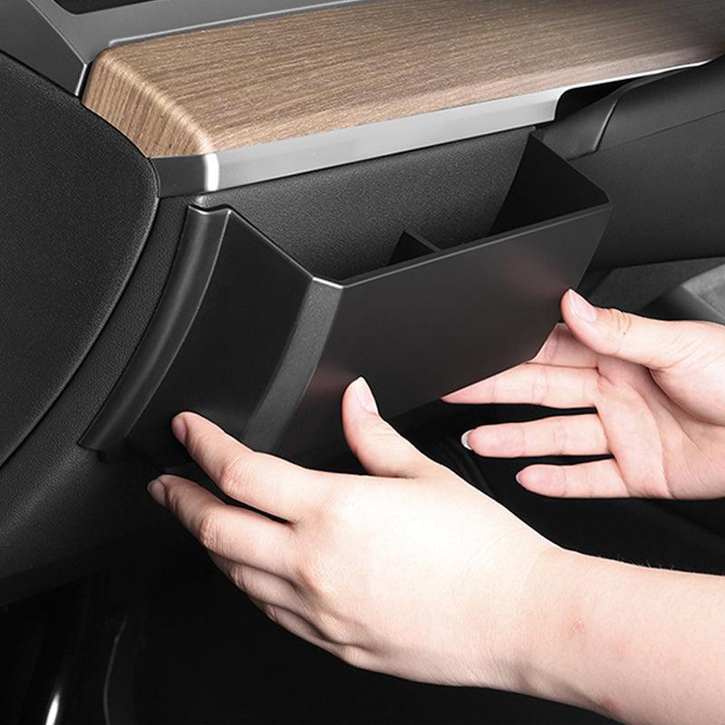 Tesla Model 3/Y Dashboard Storage Organizer - Premium Instrument Panel Box Organizer (2017-2023) with Easy Access Slot - Evooor