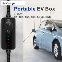 Model S/X/3/Y Portable Charger 16A/32A Adjustable Mode 2 Level 2 Household Waterproof EV Charger for Tesla(2012-2023)