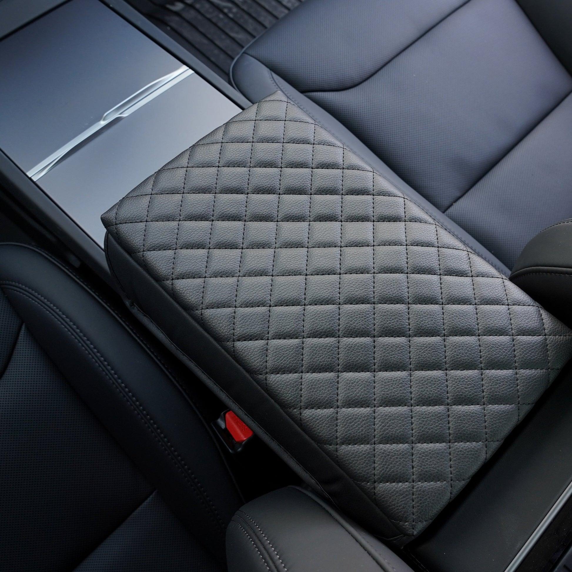 2024 Model 3 Highland Armrest Cover PU Leather for Tesla - Evooor