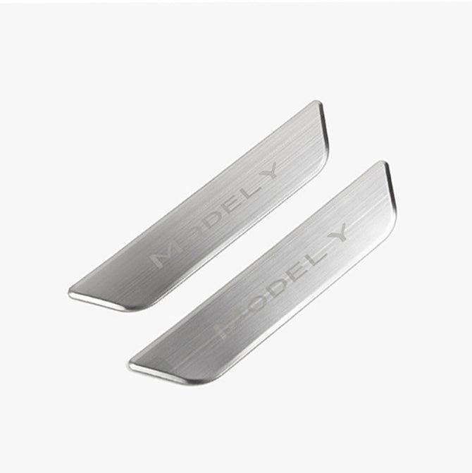 Tesla Model Y Door Sill Covers Vinyl Wrap Protector (2020-2023) - Evooor