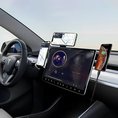 Tesla Model3/Supporto per telefono di aspirazione YMagnetic-nascosto dietro lo schermo