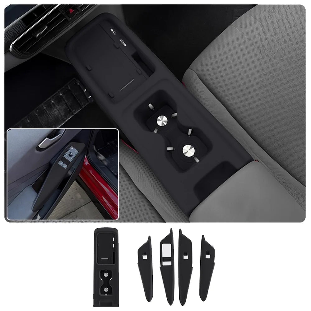 Silicone Window Lift Button Protective Pads For VW ID.3 2021-2026 - Evooor