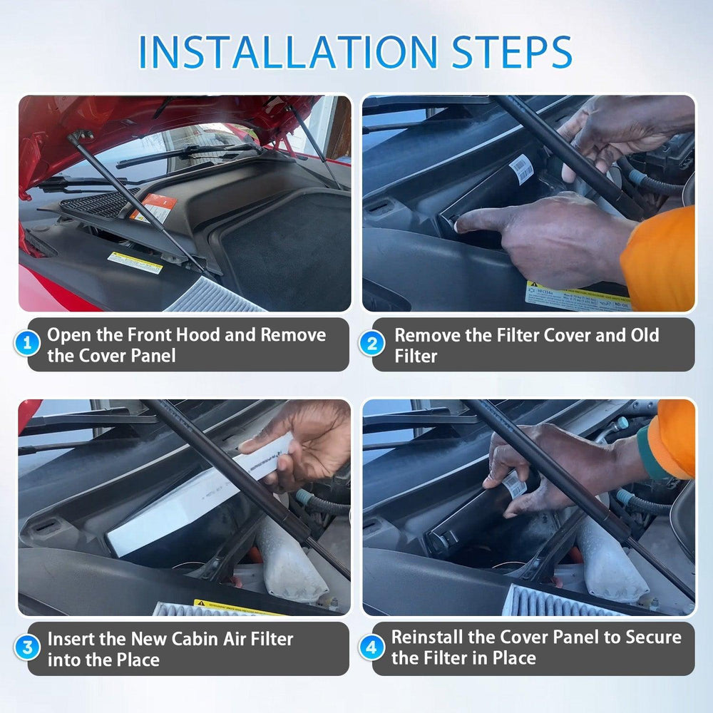 Cabin Air Filter & HEPA Filter with Activated Carbon for Tesla Model S - Evooor