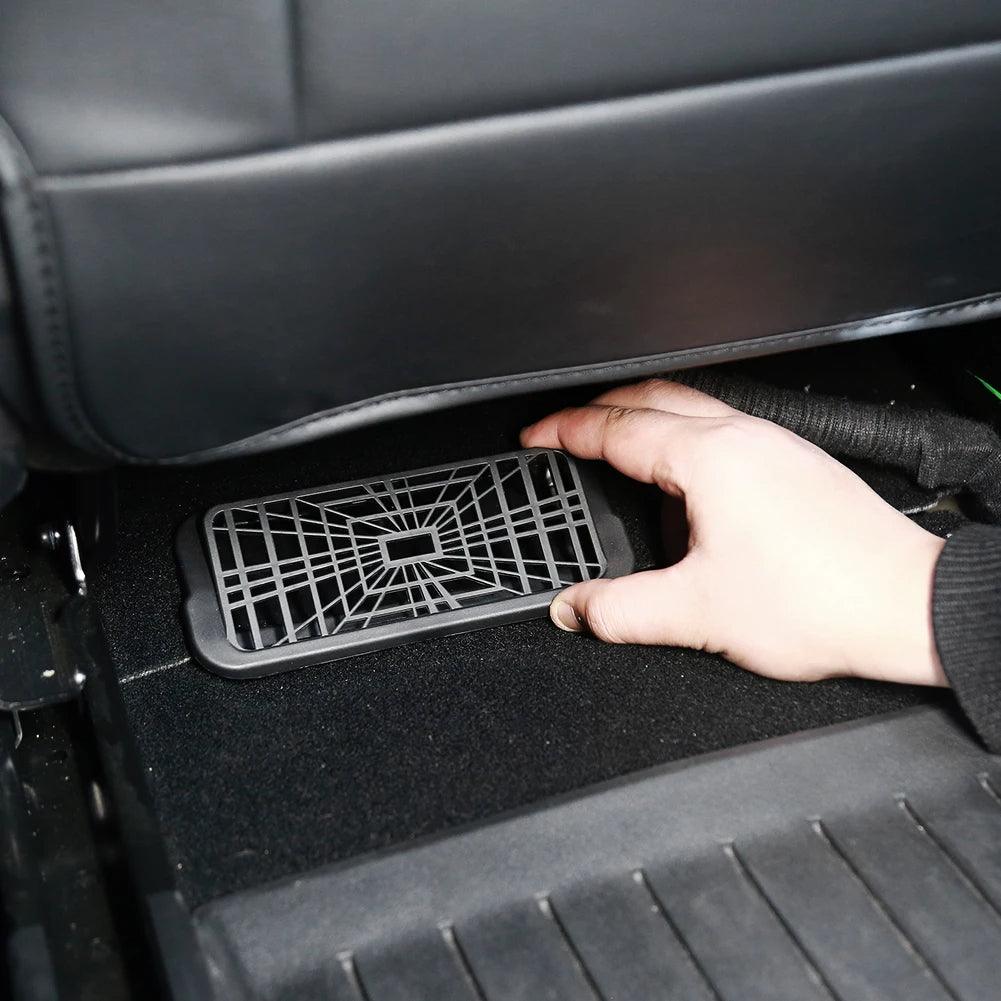 Tesla Model 3 Highland Protective Cover for Air Outlet Under Seat Console Outlet Protector Grille (2PCS) - Evooor