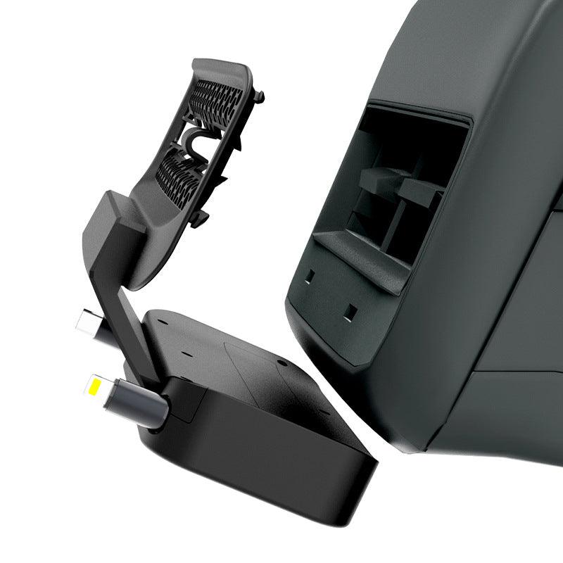 Model 3/Y 2-in-1 USB Hub Rear Air Outlet Protective Cover Expansion Cable for Tesla(2021-2024) Not Fit Model 3 Highland - Evooor