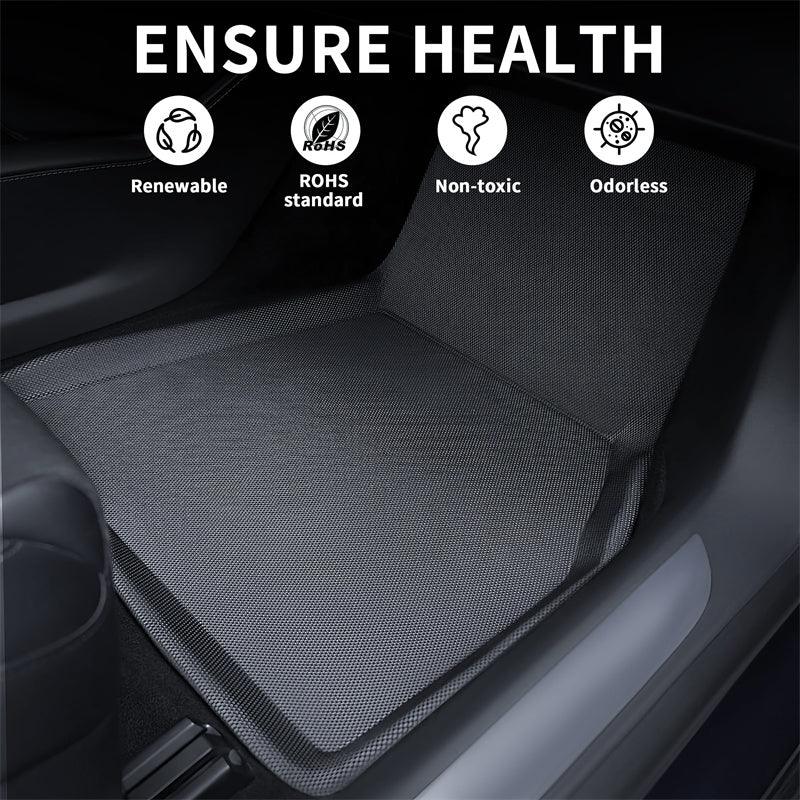 Tesla All Weather XPE Interior Floor Mats Cargo Liners Set for 2022-2024 Model S - Evooor