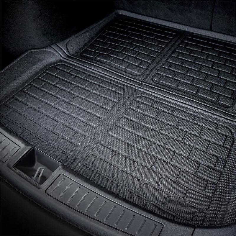 Tesla All Weather XPE Interior Floor Mats Cargo Liners Set for 2022-2024 Model S - Evooor