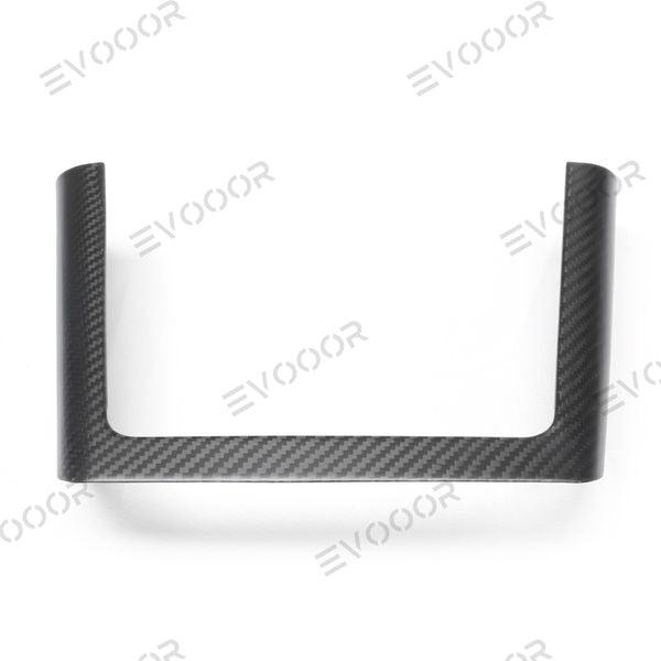 Model X [Real Carbon Fiber] Central Control Charging Frame Cover For Tesla 2023+ - Evooor