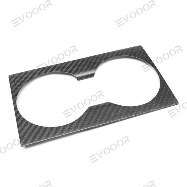 Model X [Real Carbon Fiber] Cup Holder Cover For Tesla 2023+ - Evooor