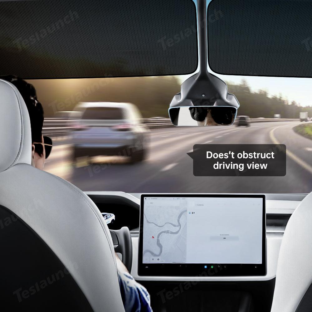 High-Quality Mesh Sunroof Shade with Electrostatic Adhesion for Tesla Model X - Front Windshield Sun Protection Solution - Evooor