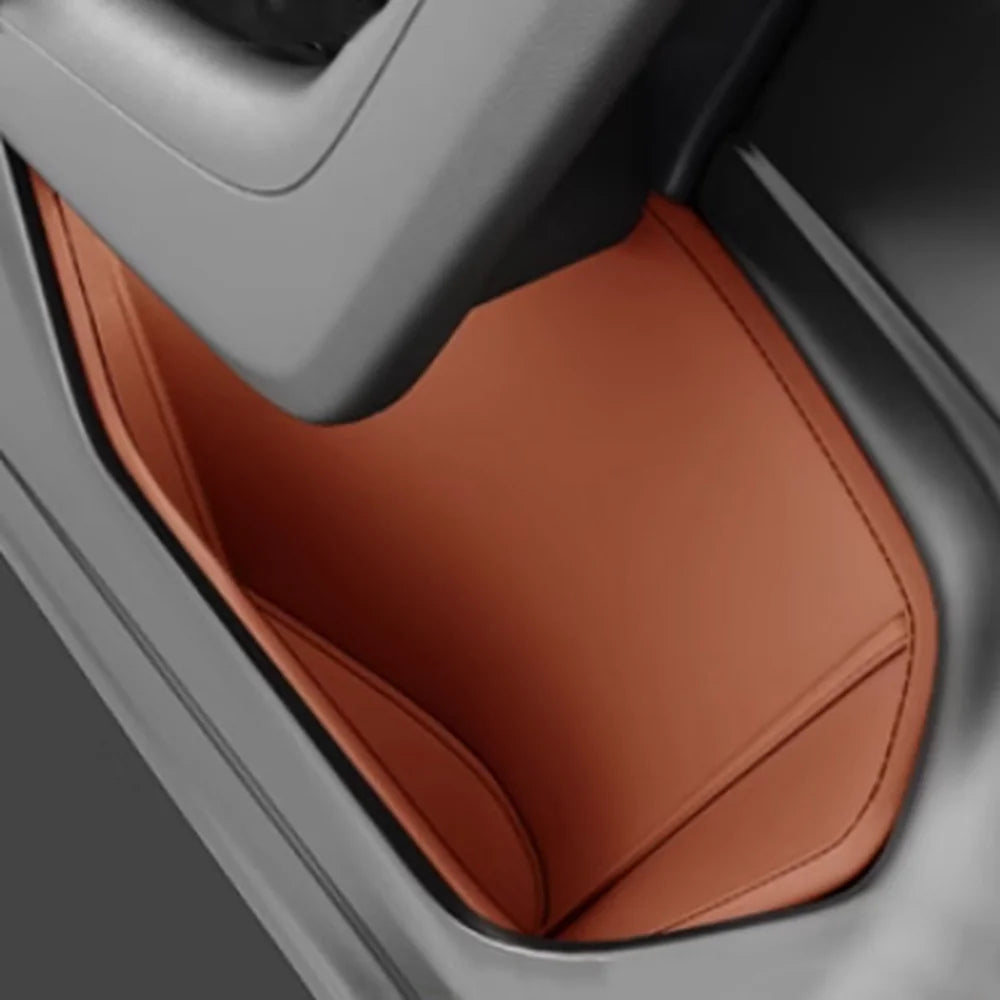 Leather Inner Door Slot Mats For VW ID.4 2021-2025 (4PCS) - Evooor