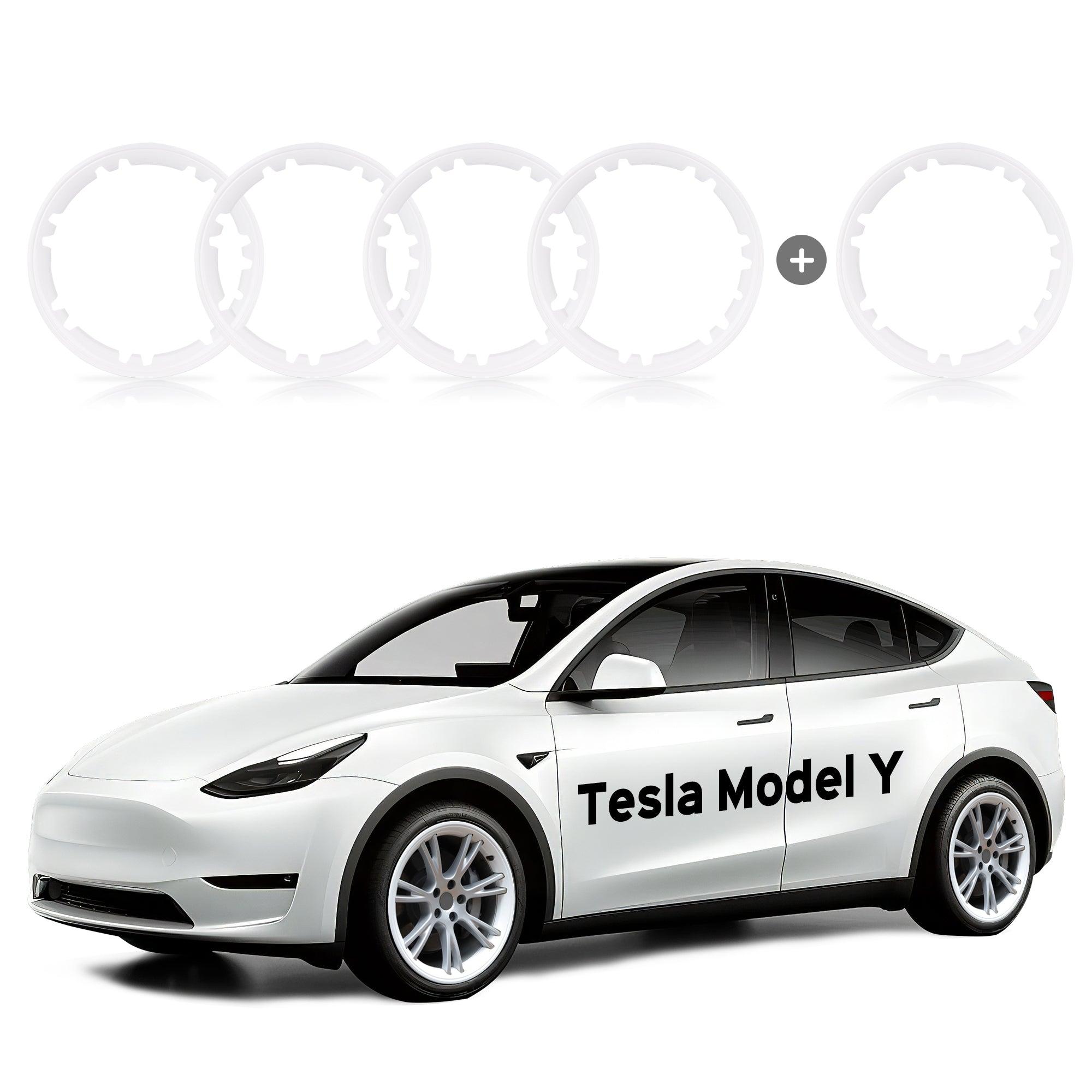 Enhanced Rim Guard for Tesla Model Y 19" Gemini Wheels - Protects Against Damage (Not Compatible with Stock Wheel Covers) - Evooor