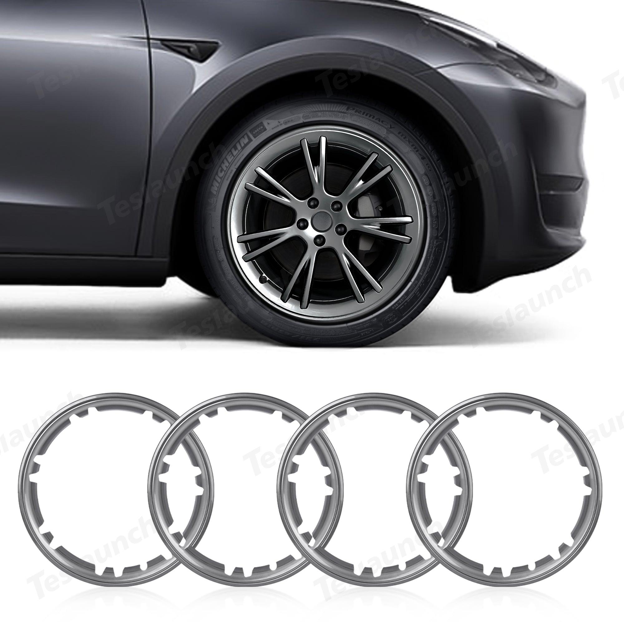 Enhanced Rim Guard for Tesla Model Y 19" Gemini Wheels - Protects Against Damage (Not Compatible with Stock Wheel Covers) - Evooor