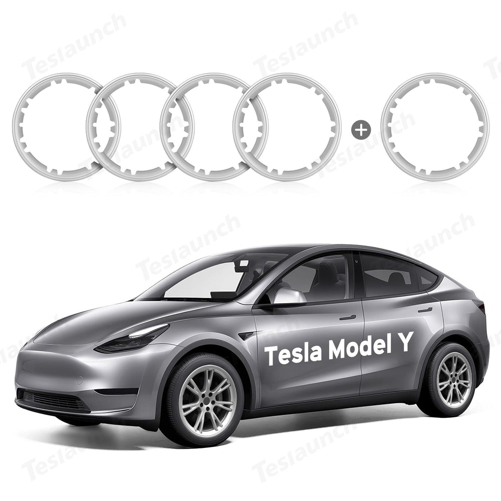 Enhanced Rim Guard for Tesla Model Y 19" Gemini Wheels - Protects Against Damage (Not Compatible with Stock Wheel Covers) - Evooor
