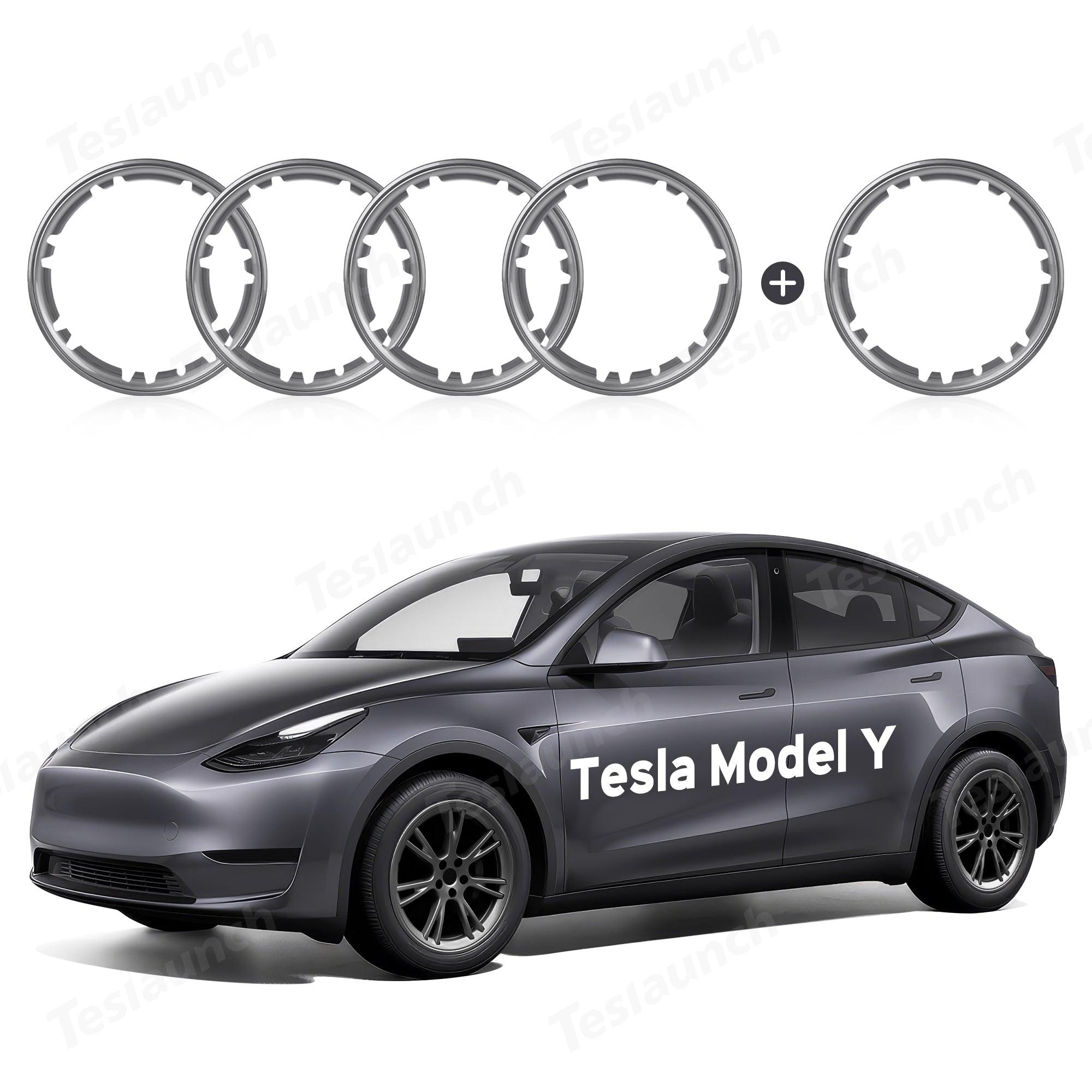 Enhanced Rim Guard for Tesla Model Y 19" Gemini Wheels - Protects Against Damage (Not Compatible with Stock Wheel Covers) - Evooor
