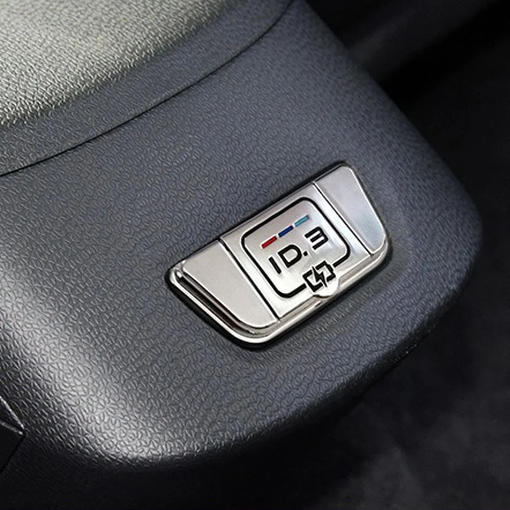 Alloy Rear Seat Charging Port USB Hole Anti-Clogging Protective Cover For VW ID.3 2021-2022 - Evooor