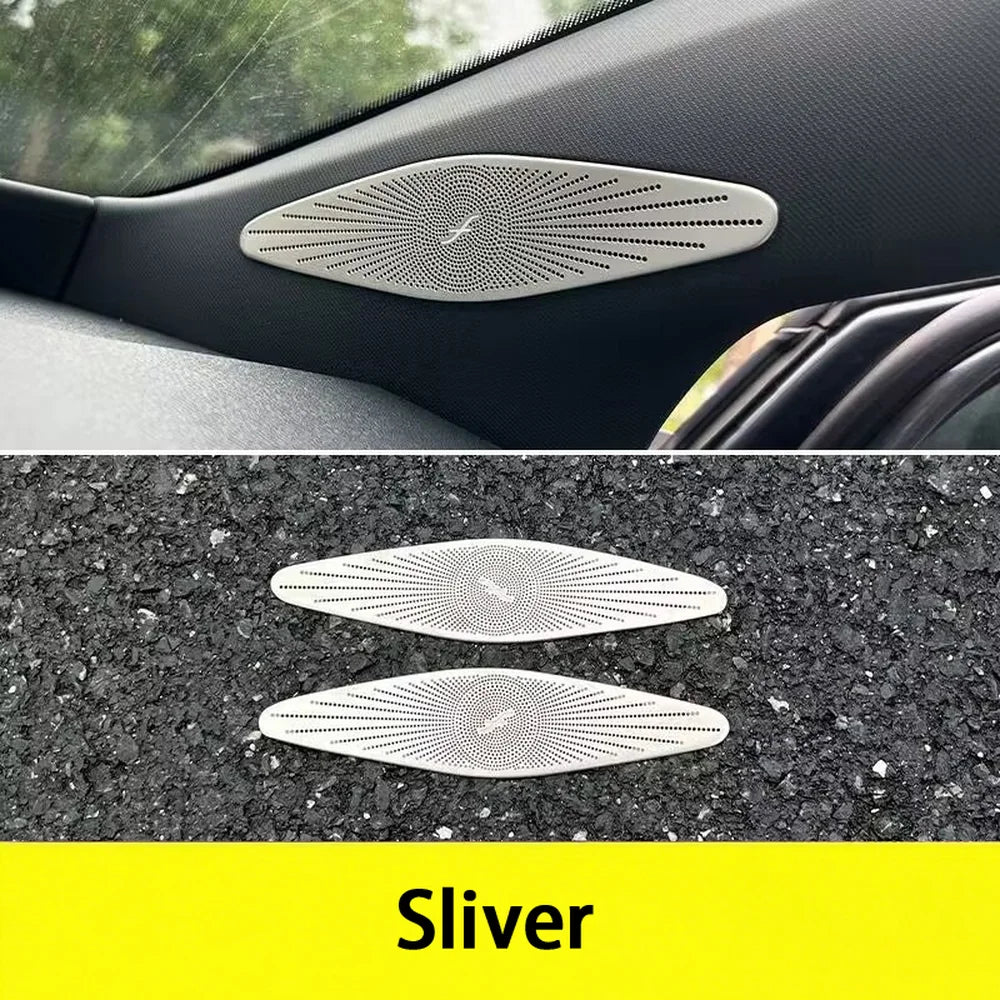 Stainless Steel A-Pillar Speaker Trim Sticker For VW ID.4 2021-2025(2PCS) - Evooor
