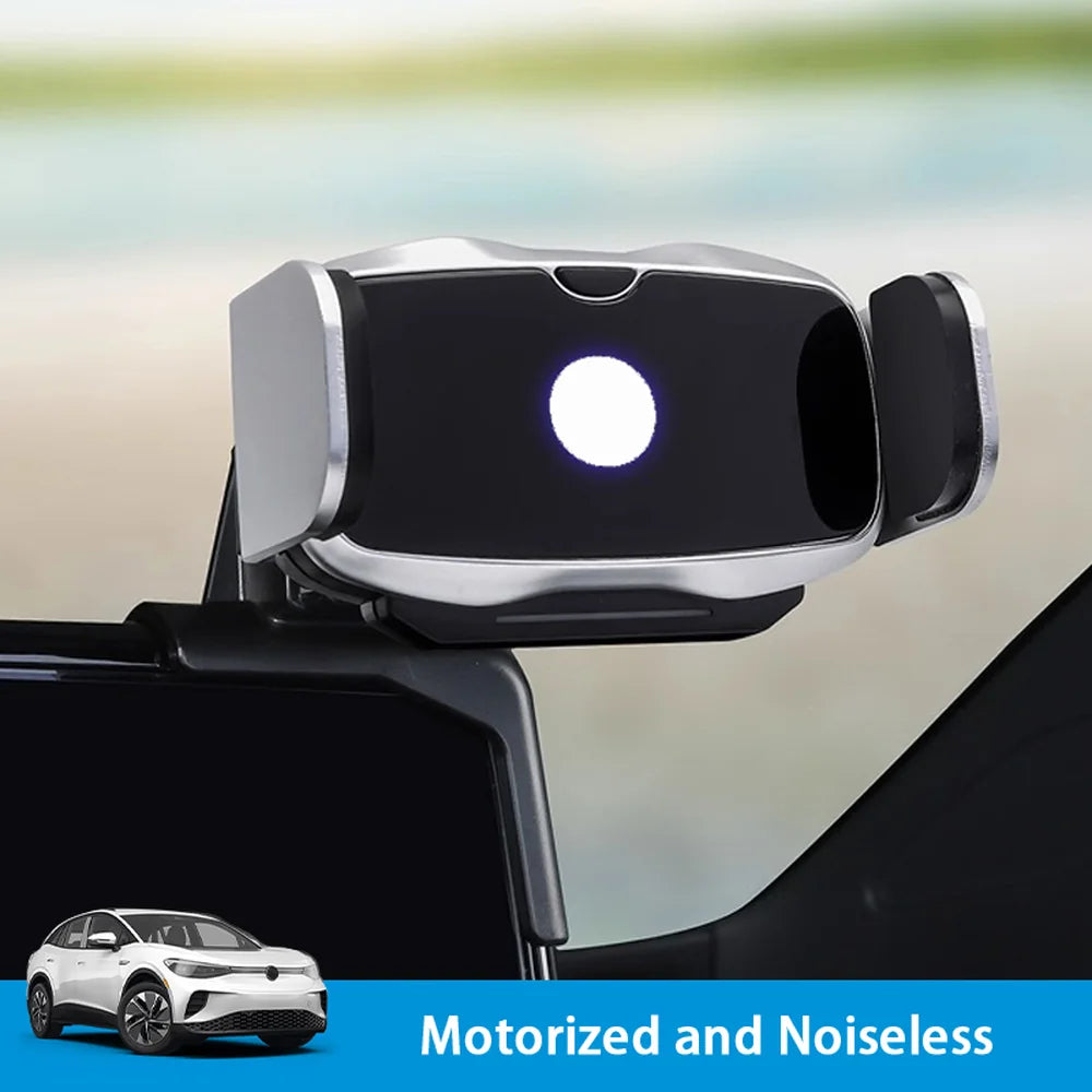 Soporte de teléfono eléctrico para salpicadero para VW ID.4 2021-2025