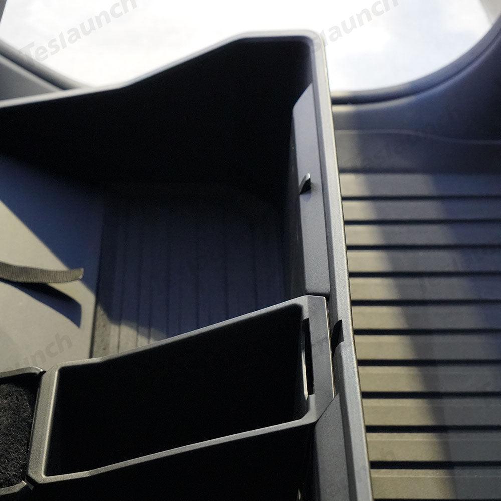 Cybertruck Rear Seat Organizer with Hidden Compartment Storage - Evooor