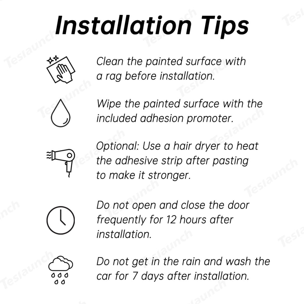 Model 3/Y Car Door Seal Kit Soundproof Rubber Accessories for Tesla (2017-2024) - Evooor