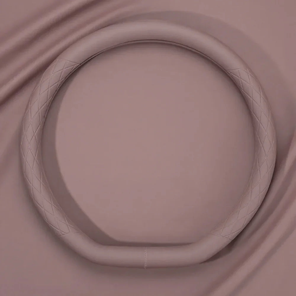 Nappa Leather D-Shaped Steering Wheel Cover For VW ID.3 2025 - Evooor