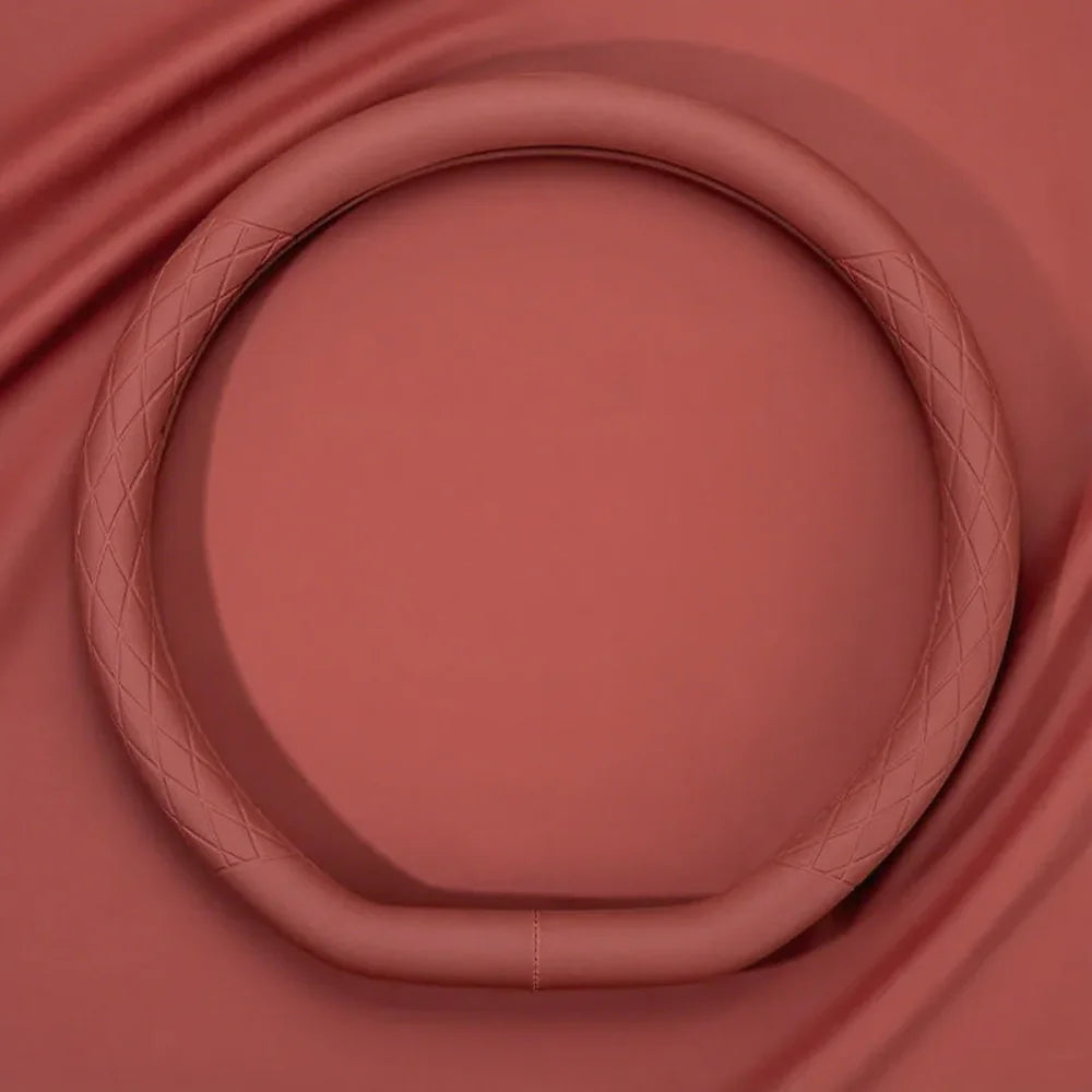 Nappa Leather D-Shaped Steering Wheel Cover For VW ID.3 2025 - Evooor