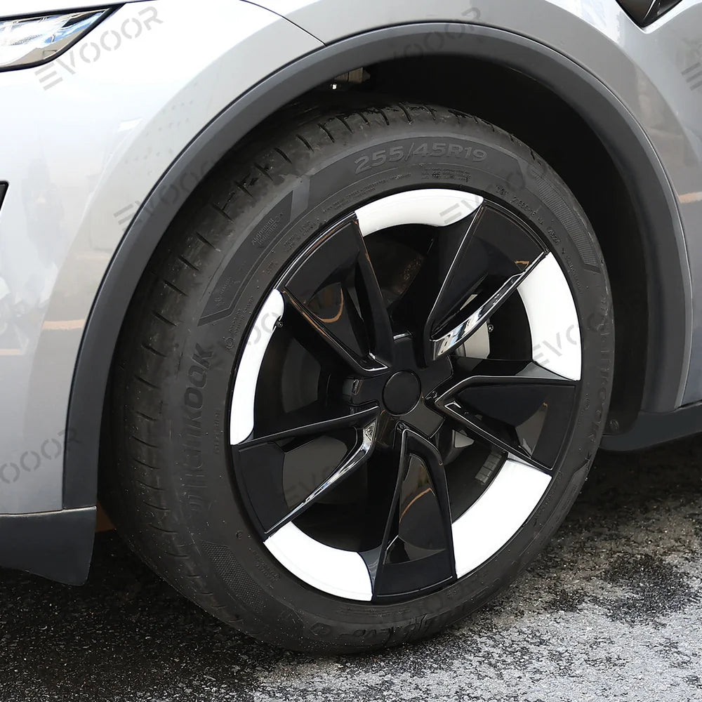 Highland Performance 19"-os kerékborítás szett Tesla Model Y - Továbbfejlesztett borókamintázat (4 db)