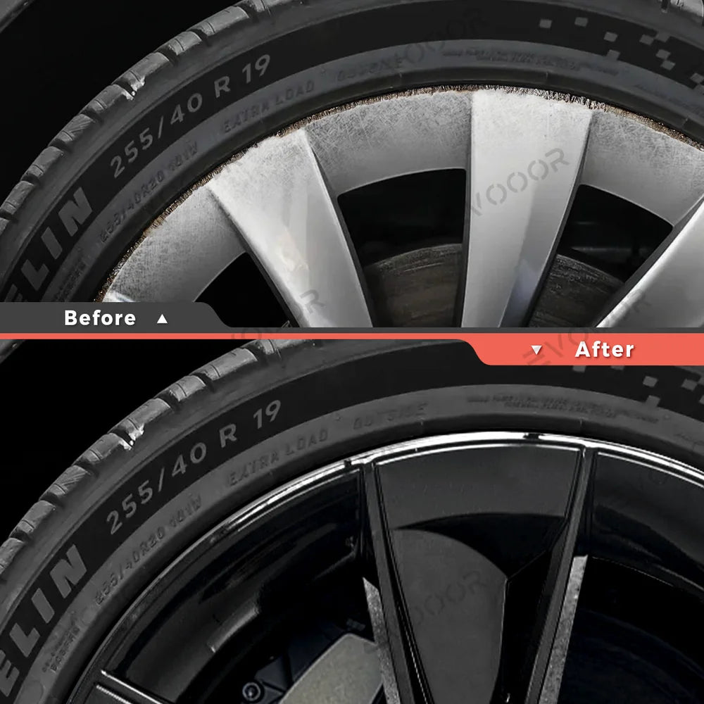 Highland Performance 19"-os kerékborítás szett Tesla Model Y - Továbbfejlesztett borókamintázat (4 db)