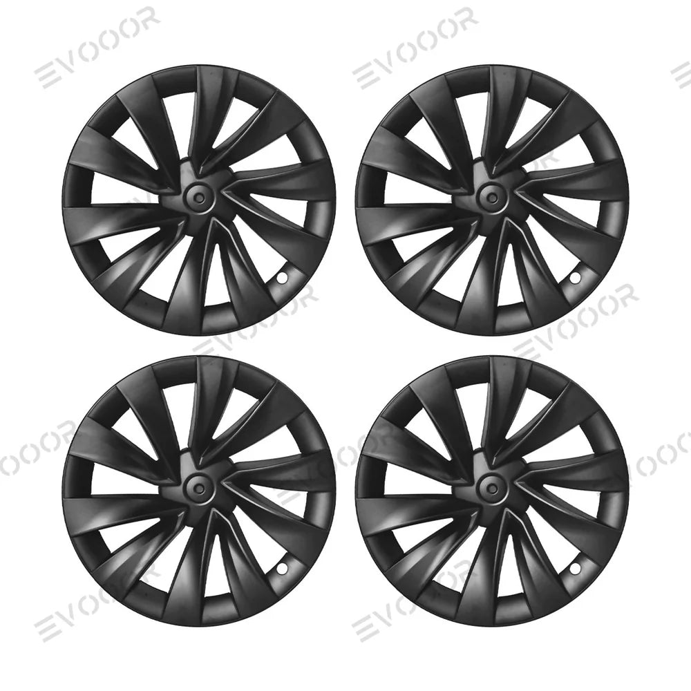 Helix 2.0 Style Wheel Hubcaps (Set of 4) for Tesla 2025+ Model Y Juniper 20'' Helix 2.0 Wheels