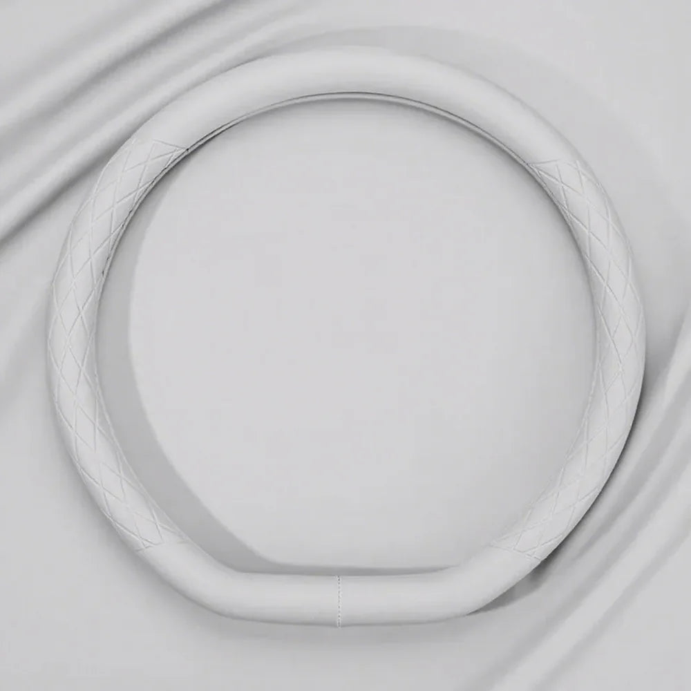 Nappa Leather D-Shaped Steering Wheel Cover For VW ID.3 2025 - Evooor