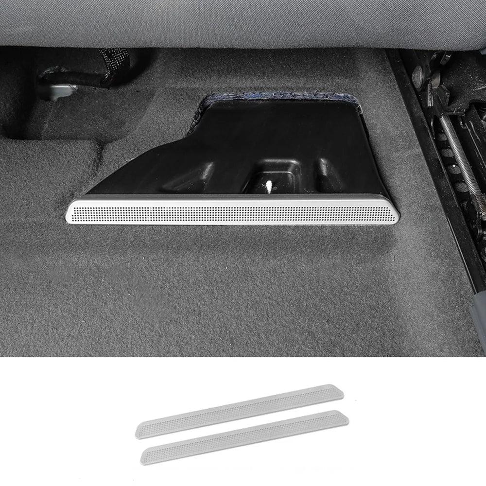 Stainless Steel Rear Air Outlet Protective Cover For VW ID.3(2Pcs) - Evooor