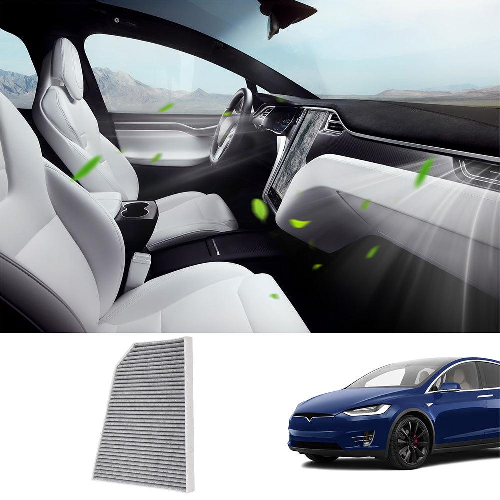 Cabin Air Filter & HEPA Filter with Activated Carbon for Tesla Model X - Evooor