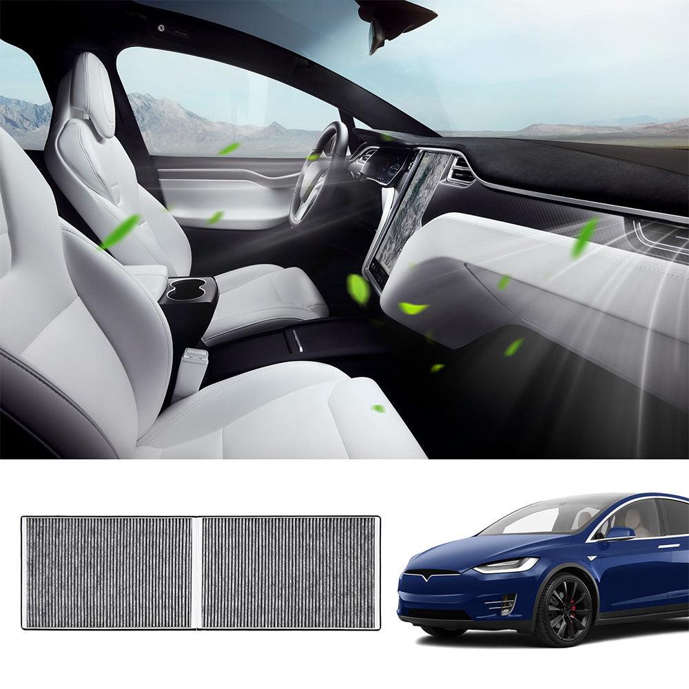 Cabin Air Filter & HEPA Filter with Activated Carbon for Tesla Model X - Evooor