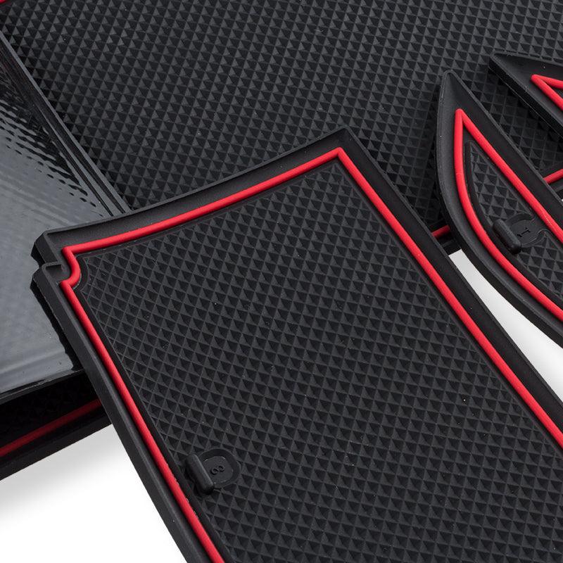 Model X Cup Door Slot Mat 7 pieces/set for Tesla(2017-2022) - Evooor