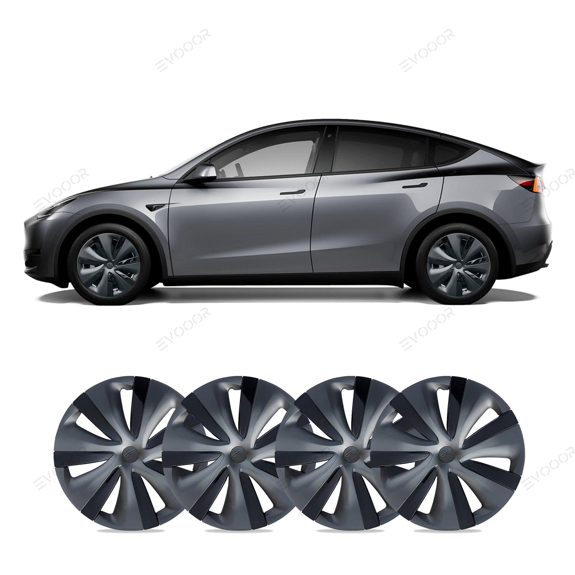 Model Y 19'' Gemini Wheels Cover Hubcaps Replacement 4PCS for Tesla (2020-2023) - Evooor
