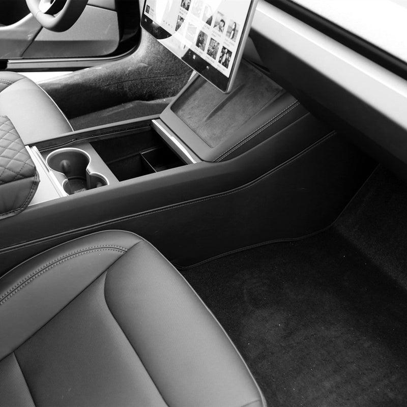Model 3 Highland 2024 Center Console Side Anti-Kick Mats Dust Resistant Protector Cover for Tesla - Evooor
