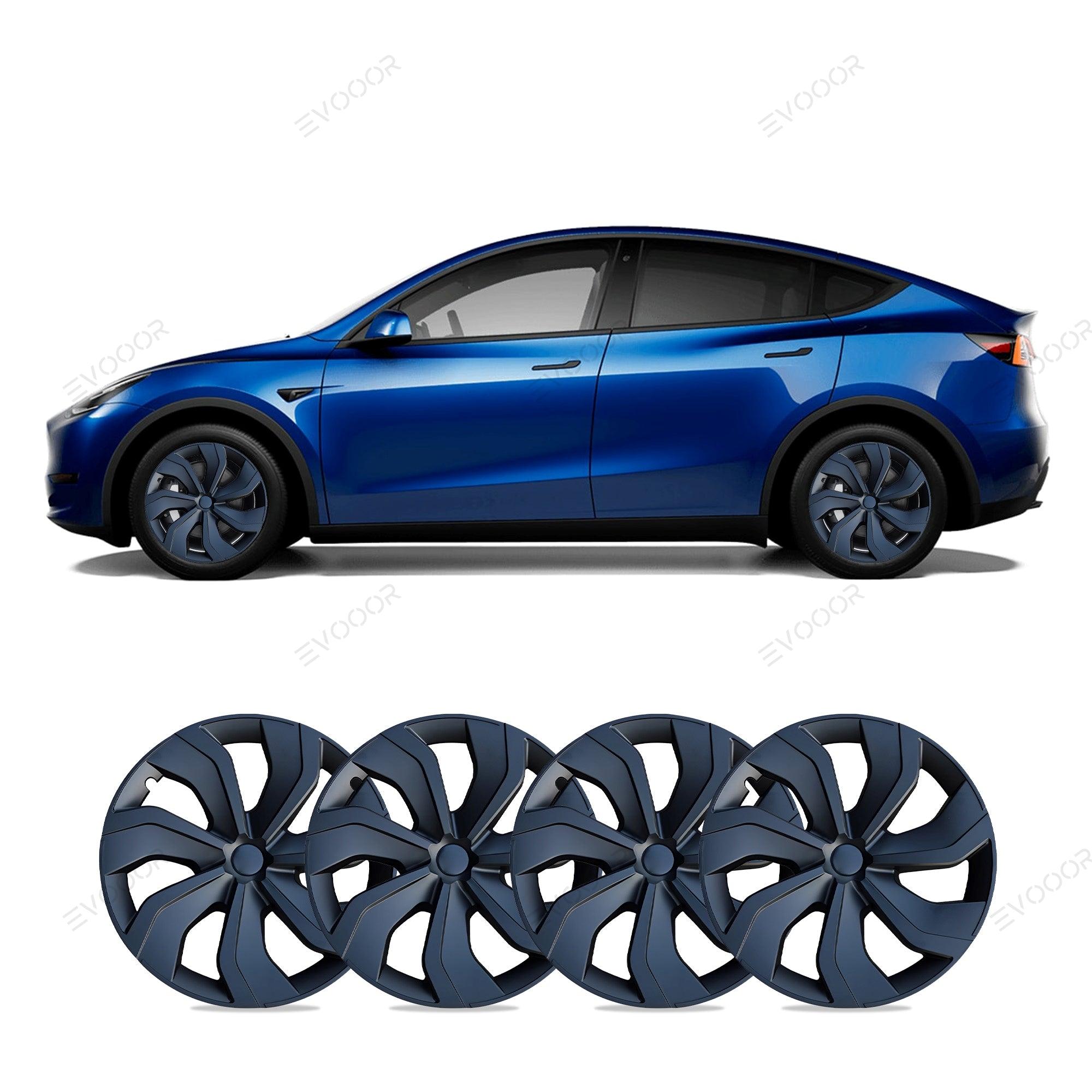 Model Y 19'' Gemini Wheels Cover Hubcaps Replacement 4PCS for Tesla (2020-2023) - Evooor