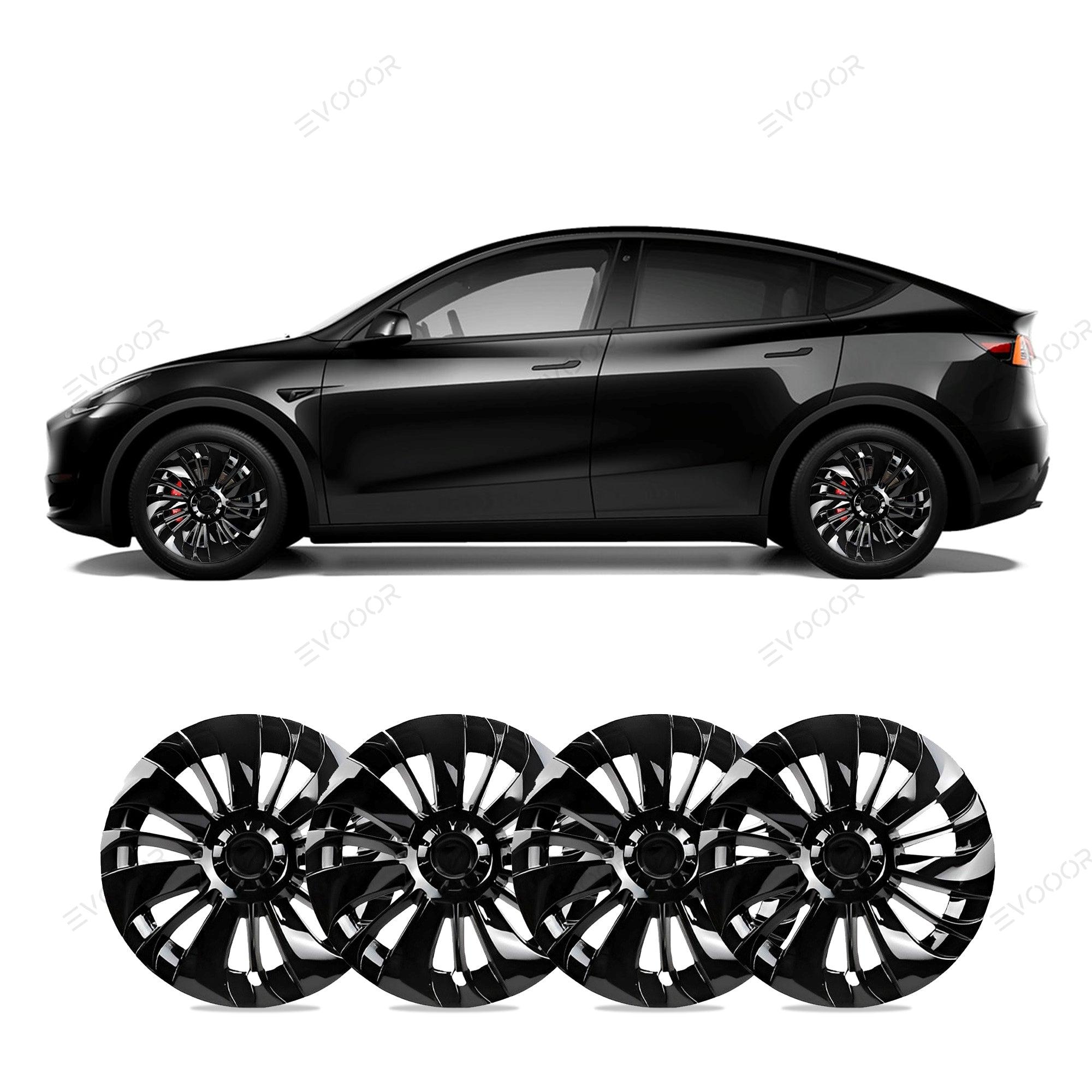 Model Y 19'' Gemini Wheels Cover Hubcaps Replacement 4PCS for Tesla (2020-2023) - Evooor