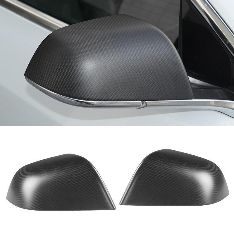 Model 3 [Real Carbon Fiber] Mirror Cover OEM Style (1 pair) For Tesla (2017-2024) - Evooor