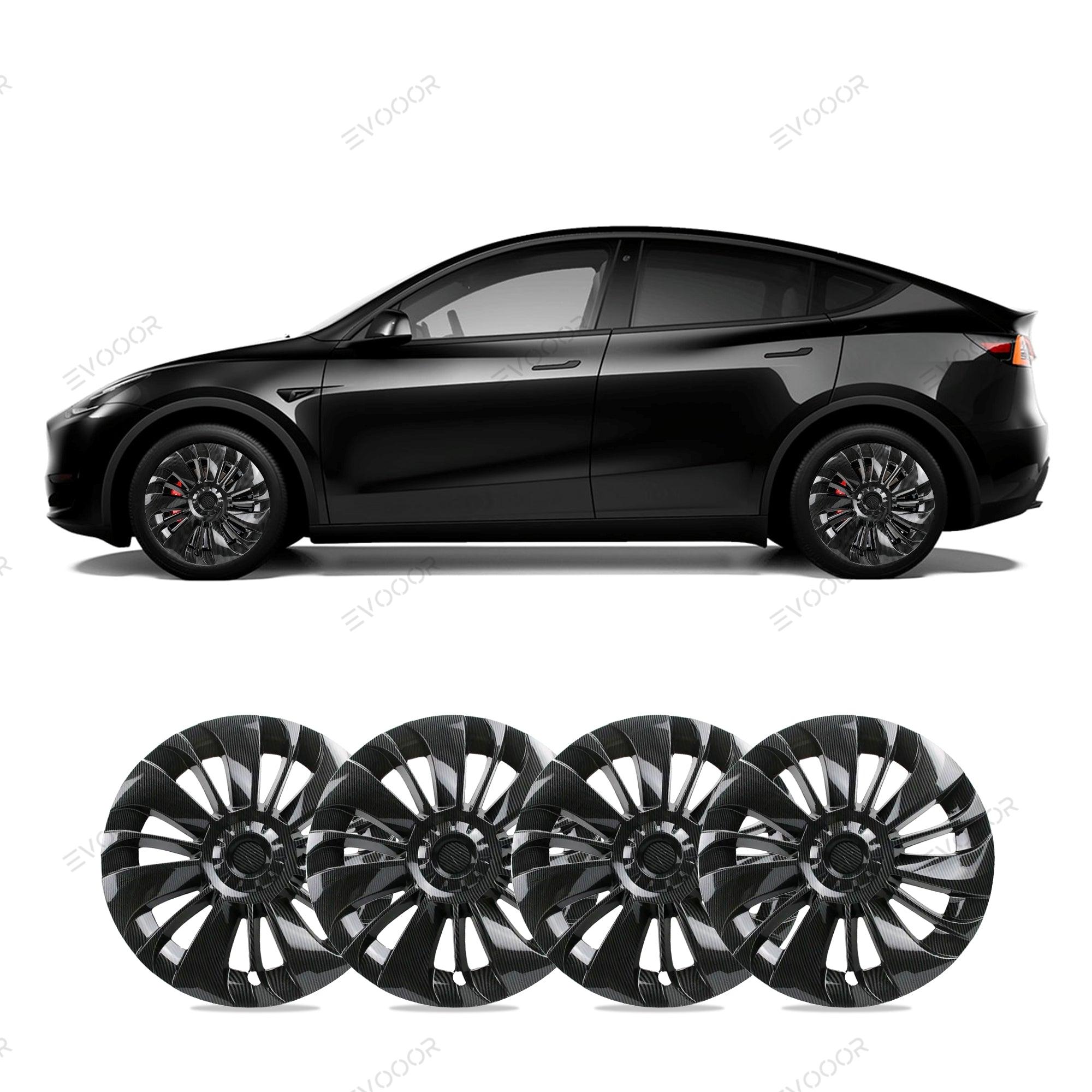 Model Y 19'' Gemini Wheels Cover Hubcaps Replacement 4PCS for Tesla (2020-2023) - Evooor