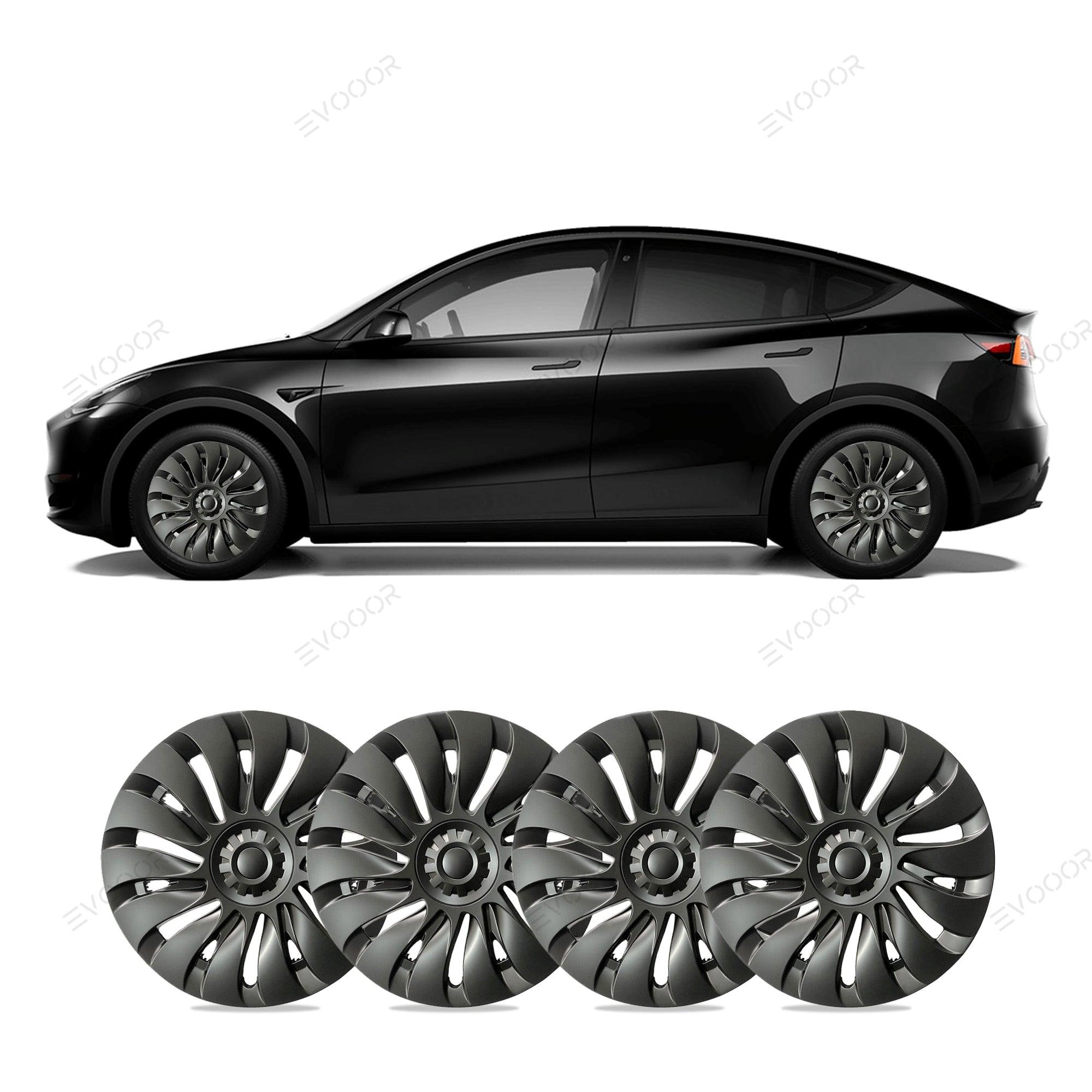 Model Y 19'' Gemini Wheels Cover Hubcaps Replacement 4PCS for Tesla (2020-2023) - Evooor