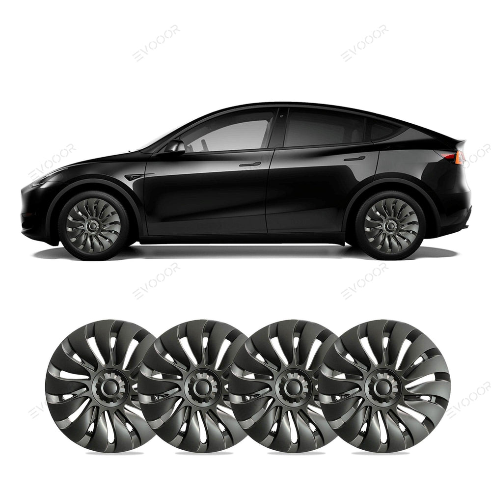 Model Y 19'' Gemini Wheels Cover Hubcaps Replacement 4PCS for Tesla (2020-2023) - Evooor